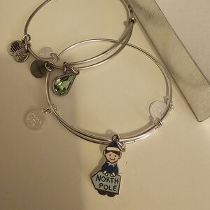 Alex and Ani North Pole Charm Bracelet Set